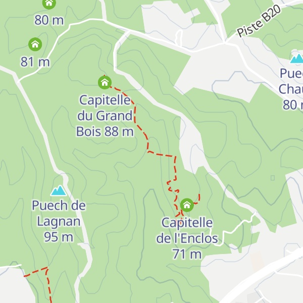 Map of Capitelle La Péquelette