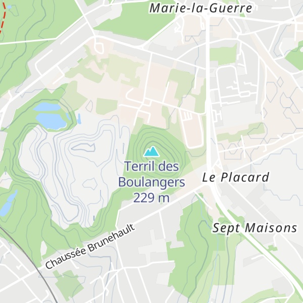Map of Terril des Boulangers