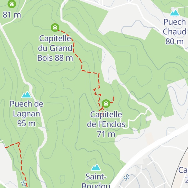 Map of Capitelle du Ponant