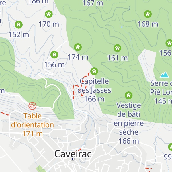 Map of Capitelle du Rachalan