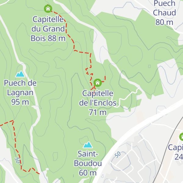 Map of Capitelle des Iris