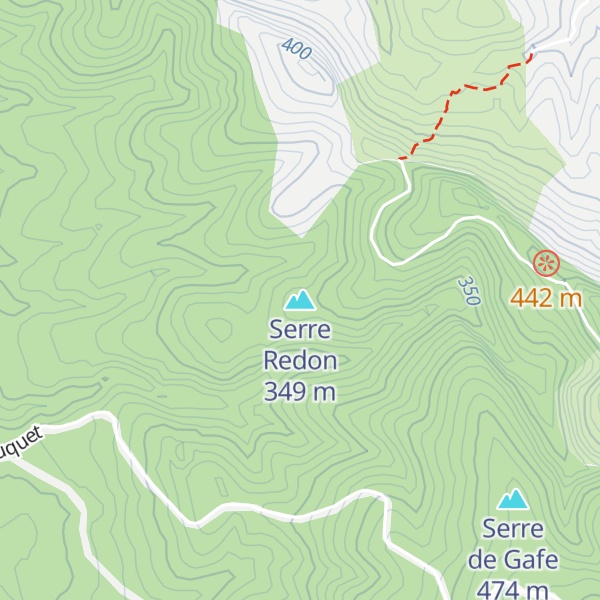Map of Serre Redon