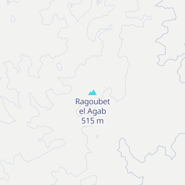 Map of Ragoubet el Agab