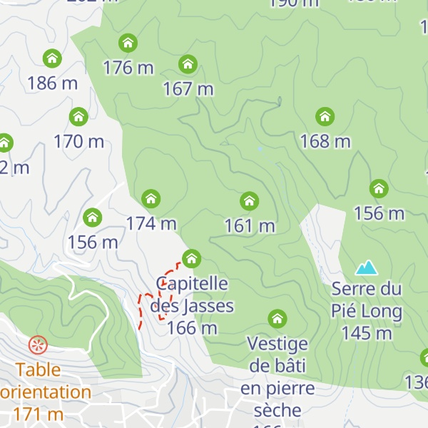 Map of Jeannot Courdesse