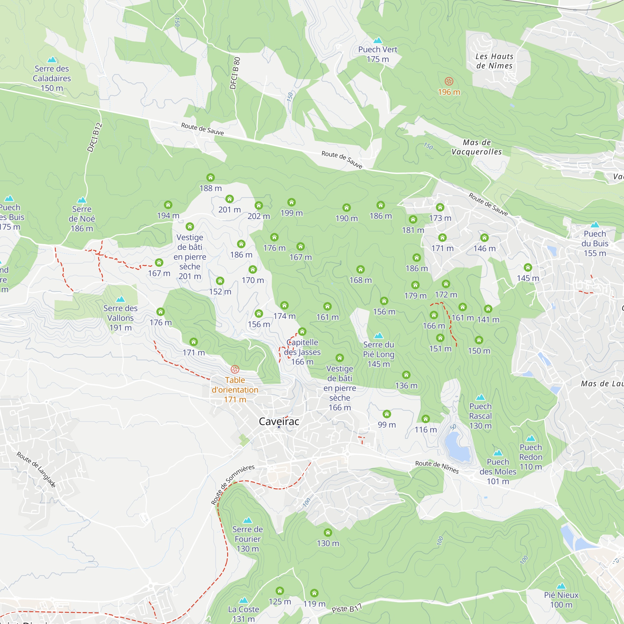 Jeannot Courdesse map