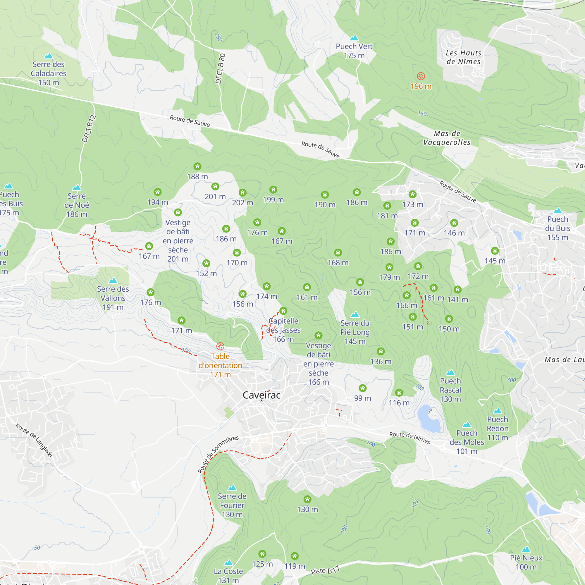 Jeannot Courdesse map