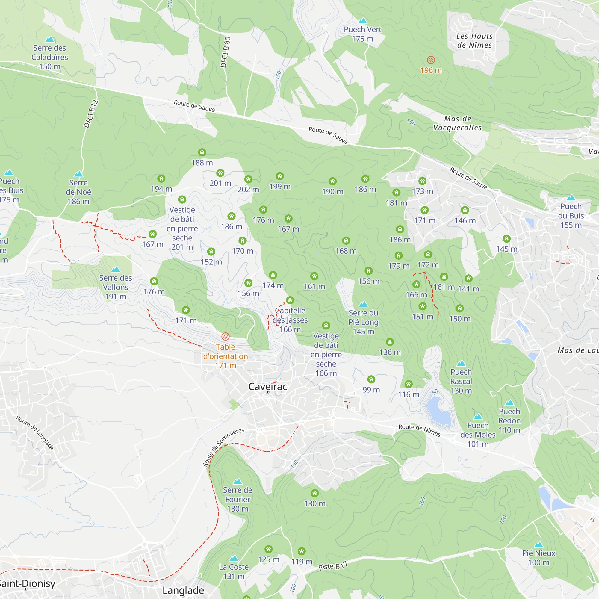 Montredon map