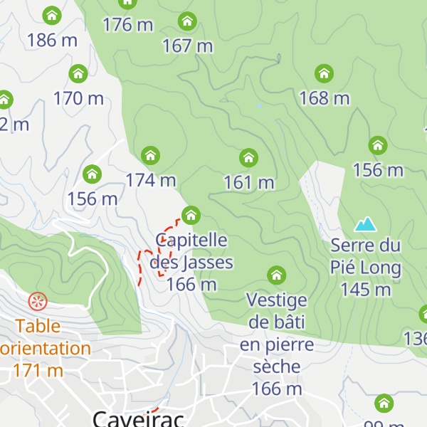 Map of Montredon