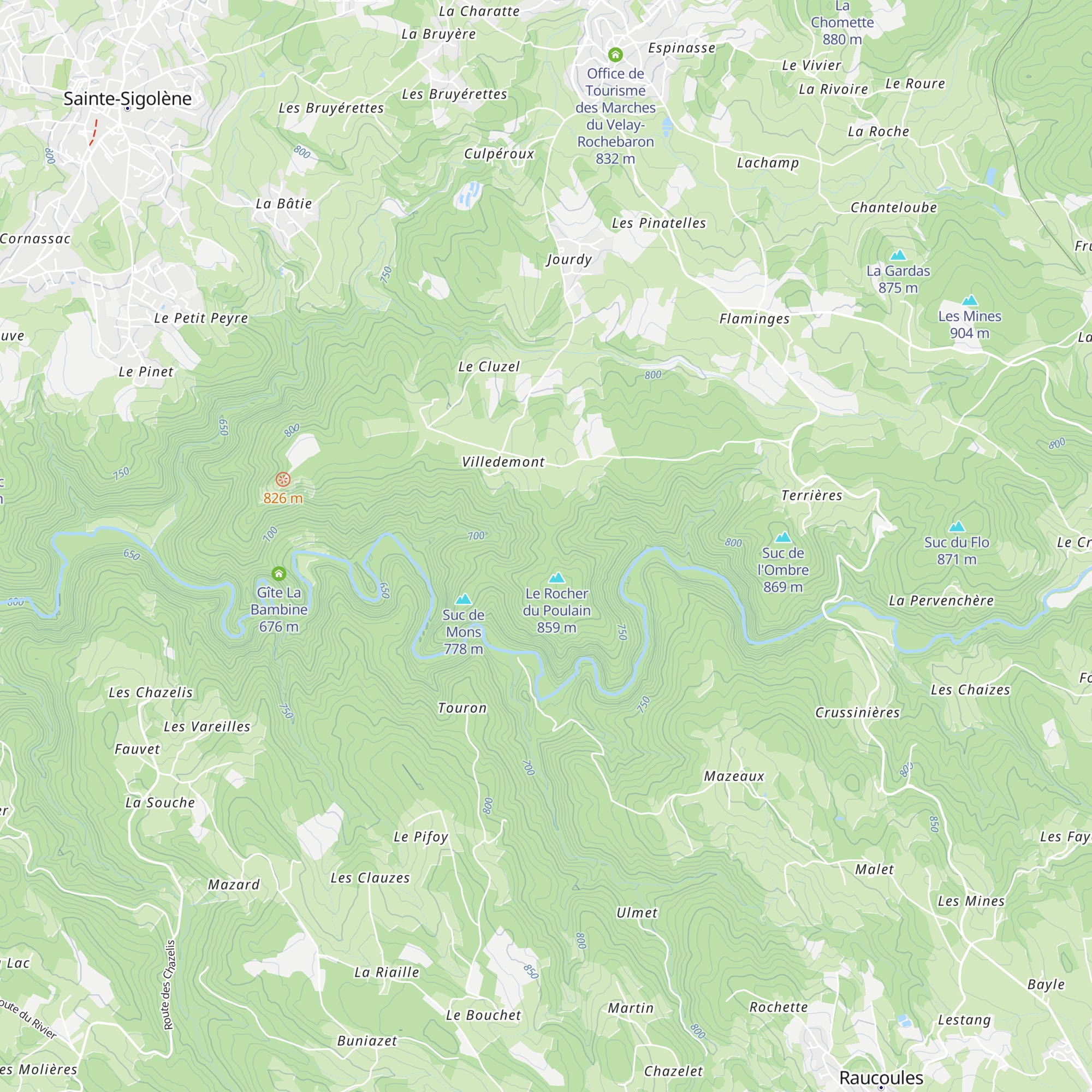 Cabane des Chasseurs map