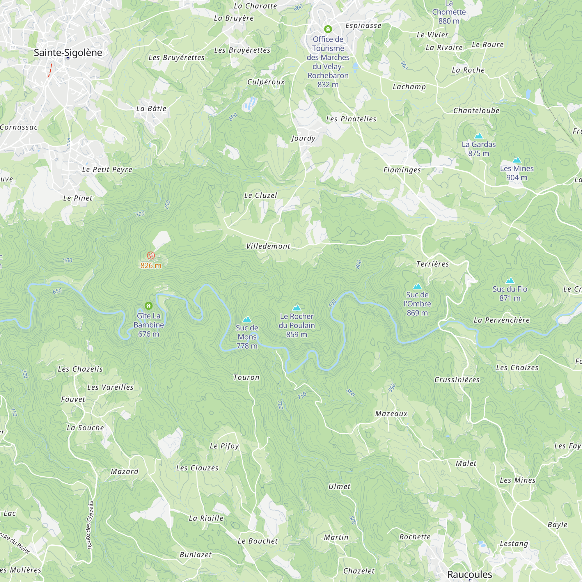 Cabane des Chasseurs map