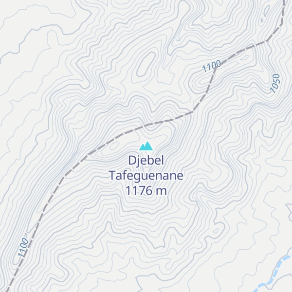 Map of Djebel Tafeguenane