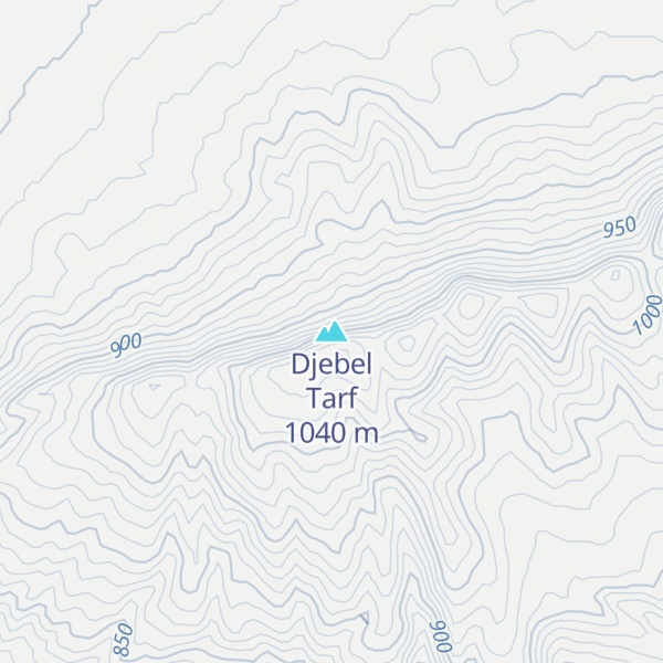 Map of Djebel Tarf