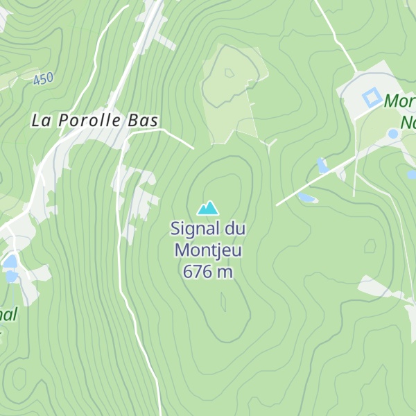 Map of Signal du Montjeu