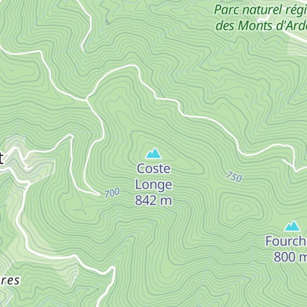 Map of Coste Longe