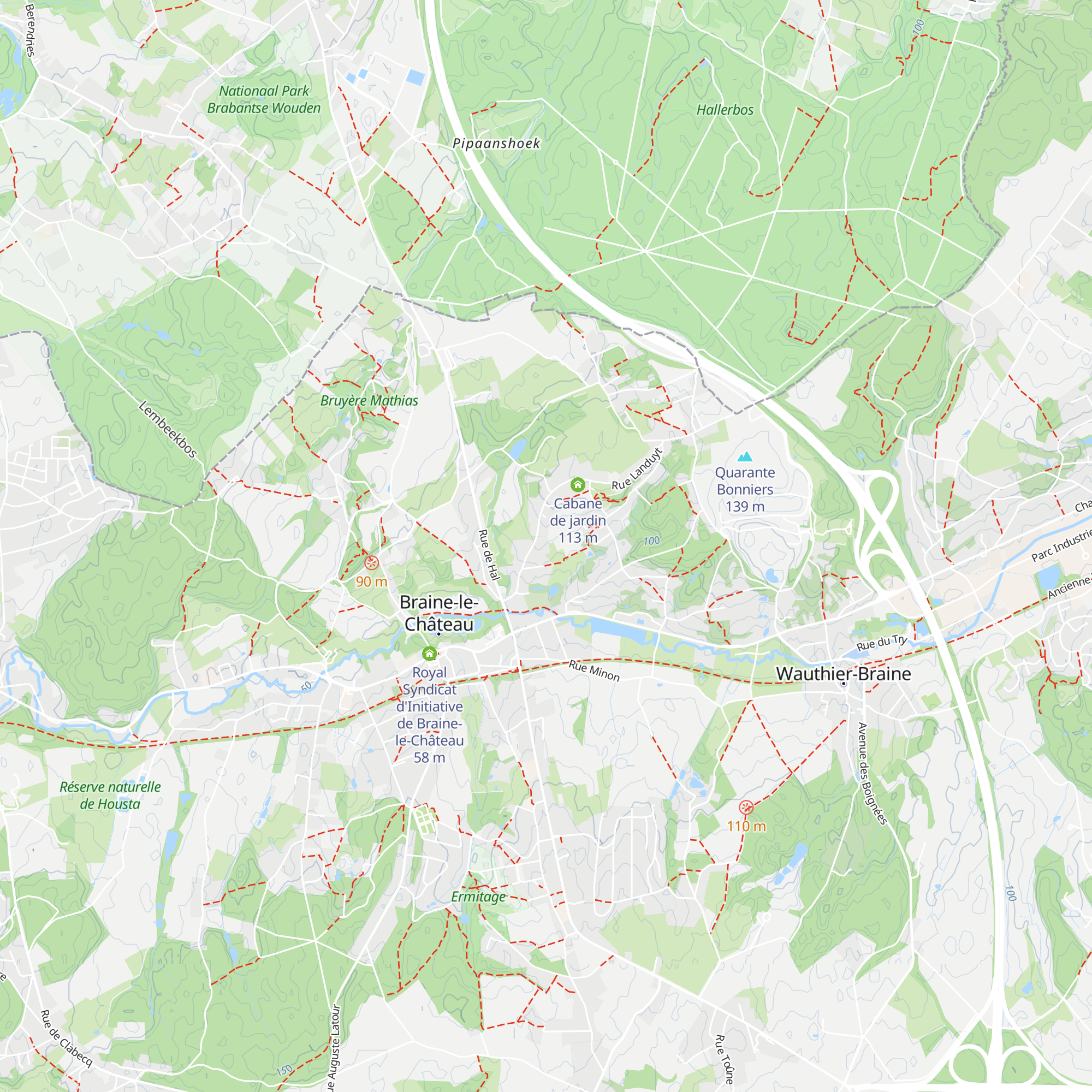 Gîte rural Le haut des fiefs map