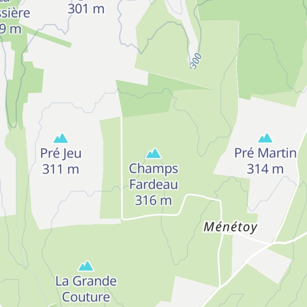 Map of Champs Fardeau