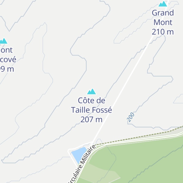 Map of Côte de Taille Fossé
