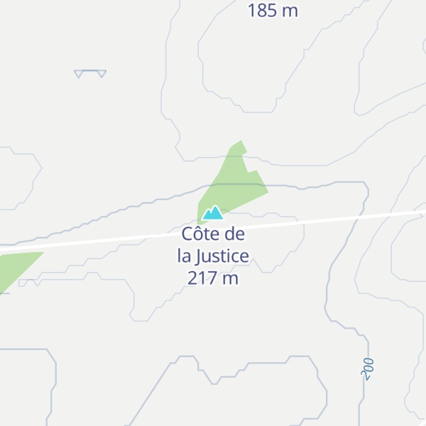 Map of Côte de la Justice