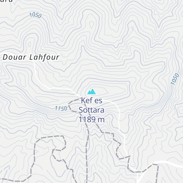 Map of Kef es Sottara