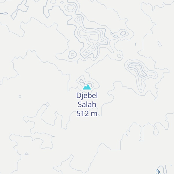 Map of Djebel Salah