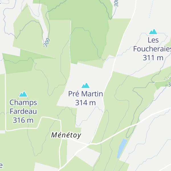 Map of Pré Martin