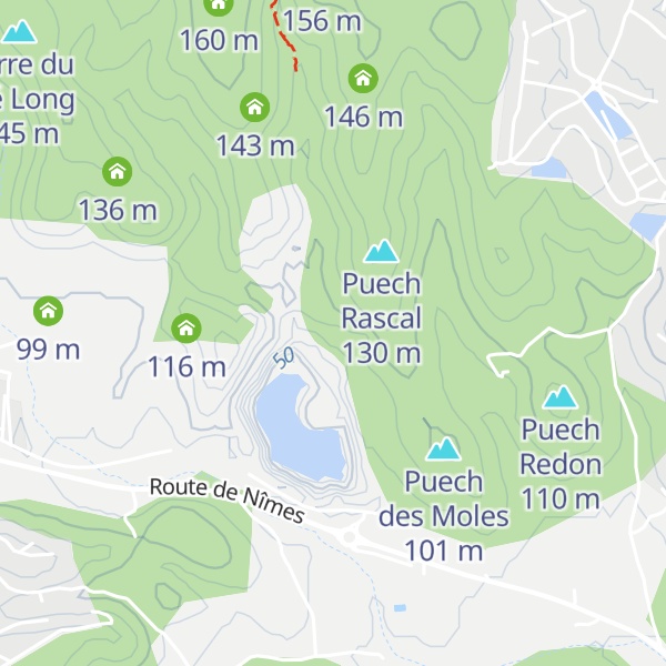 Map of Capitelle détruite en 2020