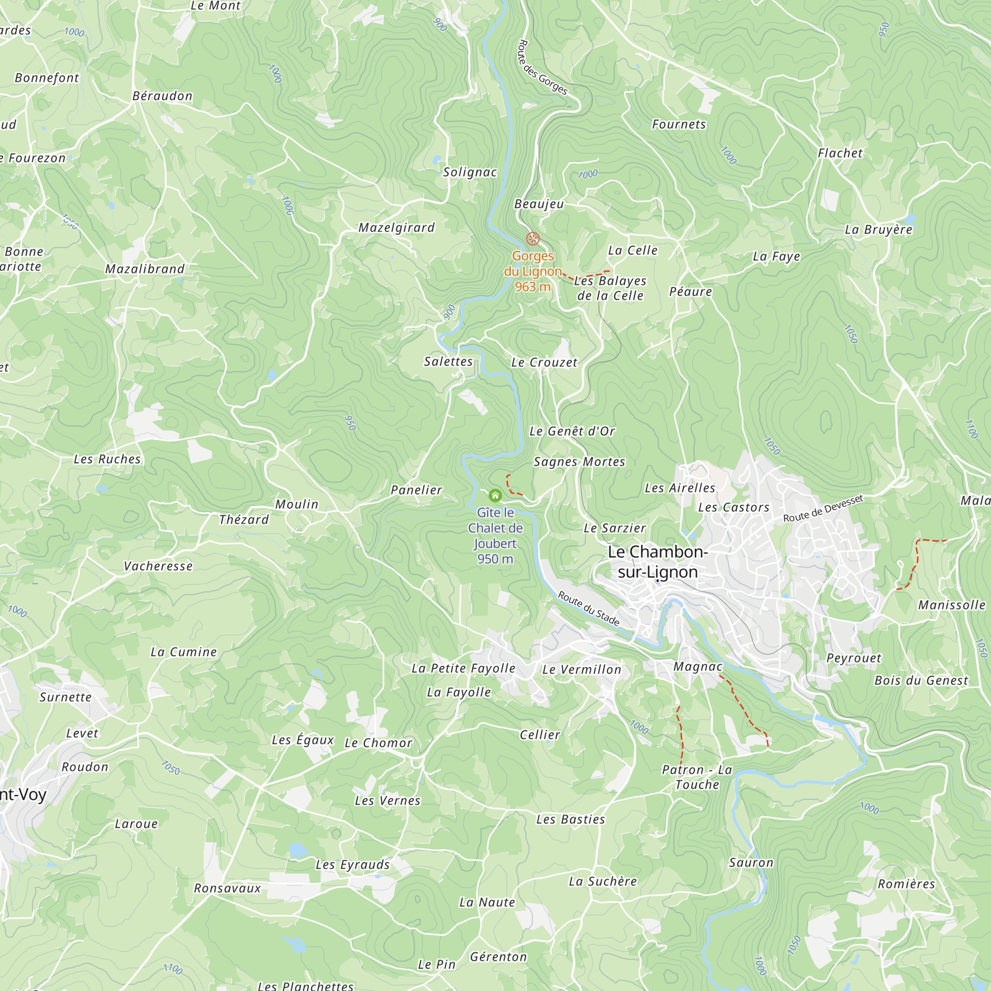 Gîte le Chalet de Joubert map