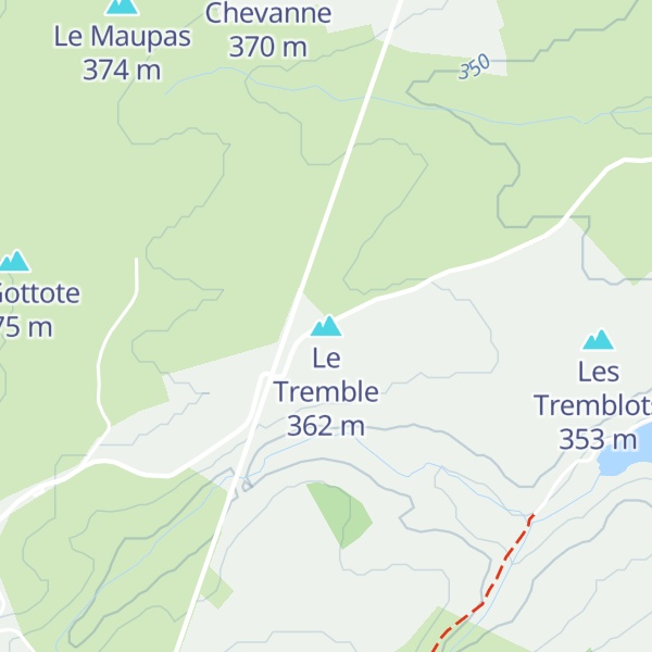 Map of Le Tremble