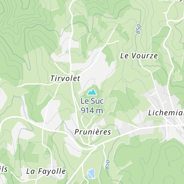 Map of Le Suc