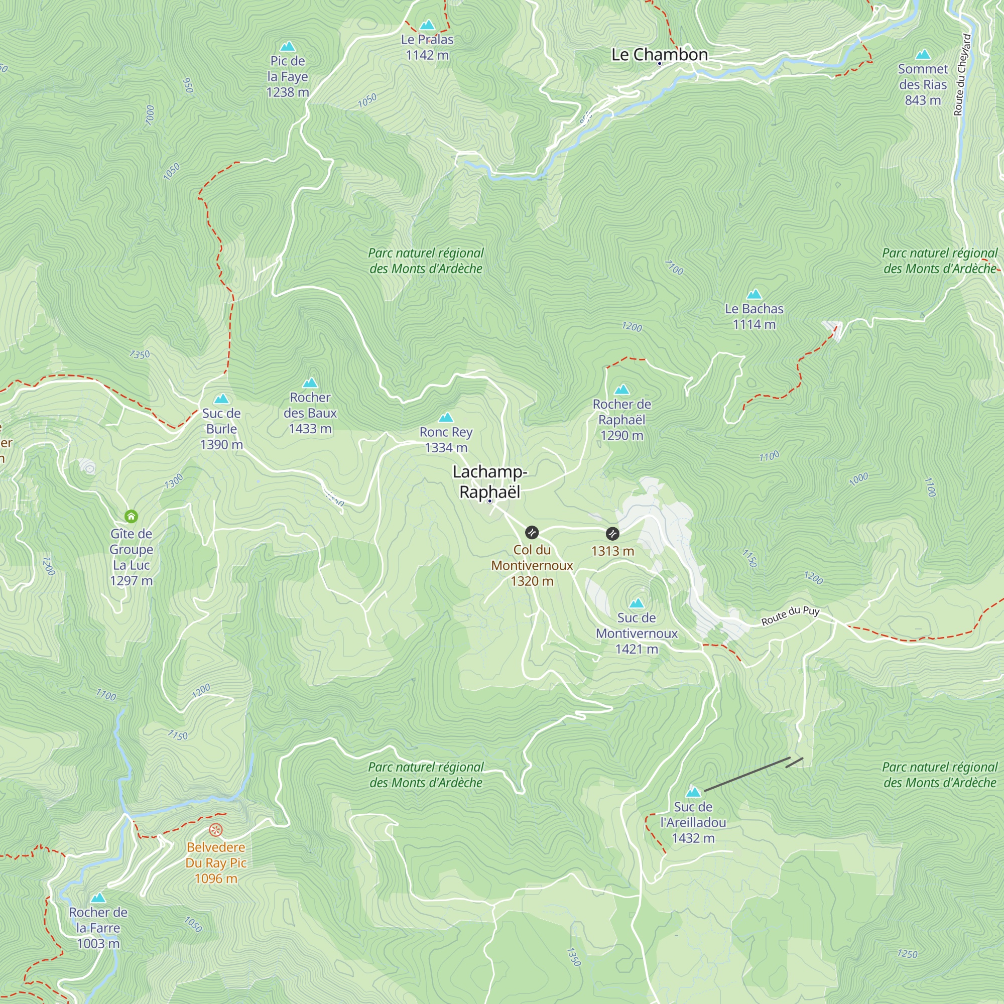 Gîte d'étape Béthel map