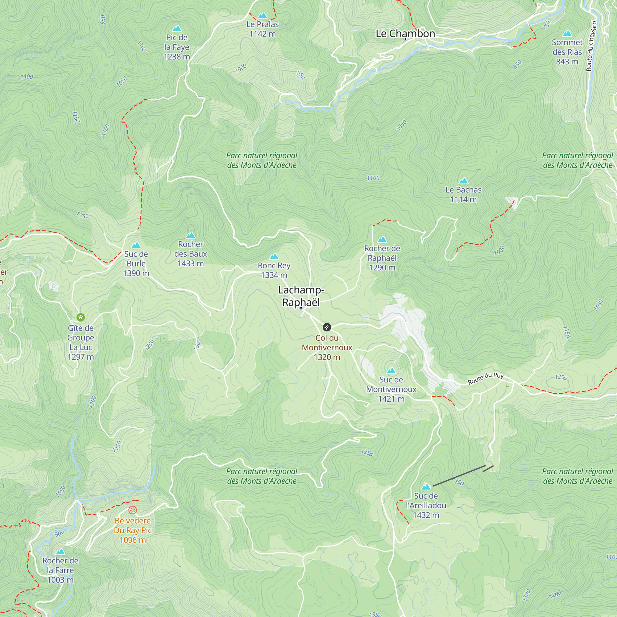 Gîte d'étape Béthel map