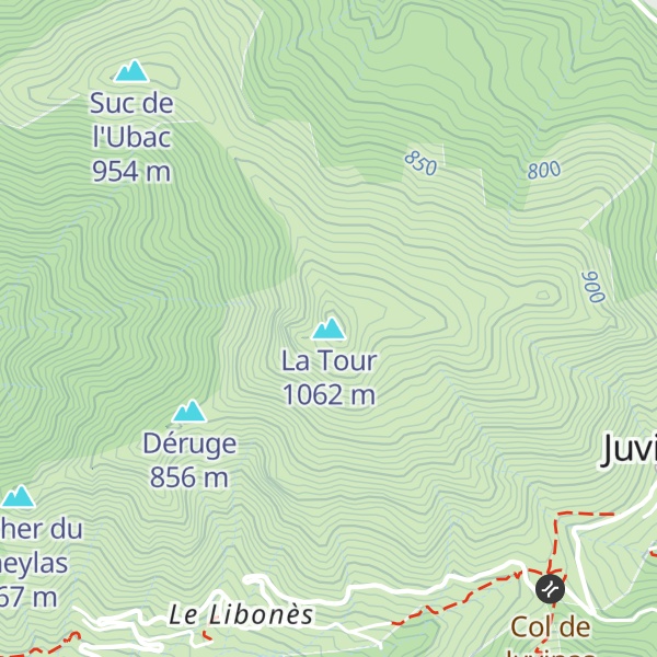 Map of La Tour