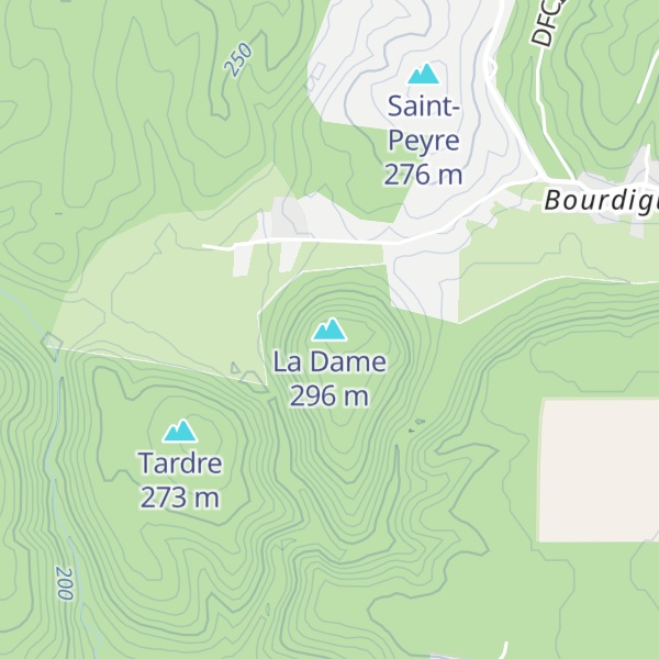 Map of La Dame
