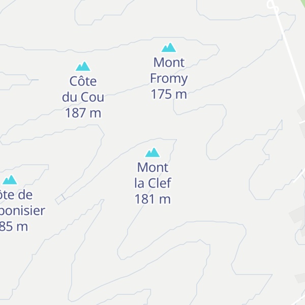 Map of Mont la Clef