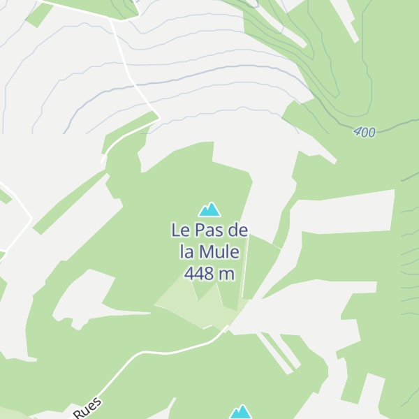 Map of Le Pas de la Mule