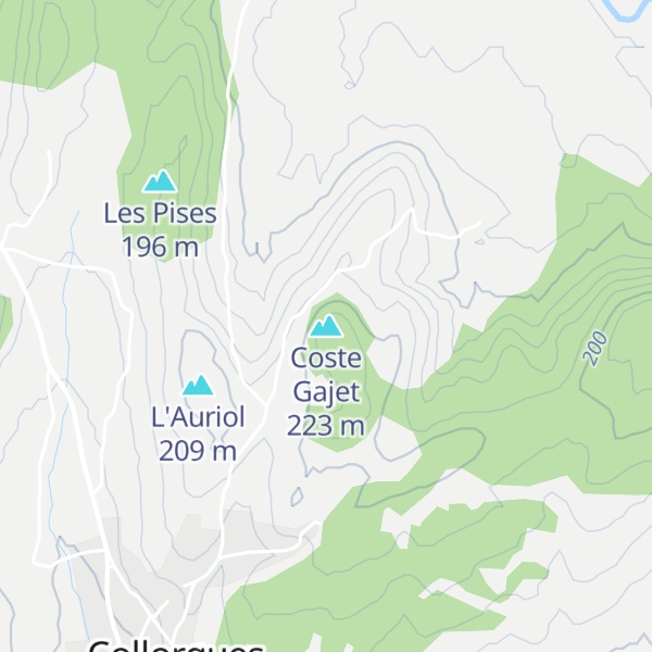 Map of Coste Gajet