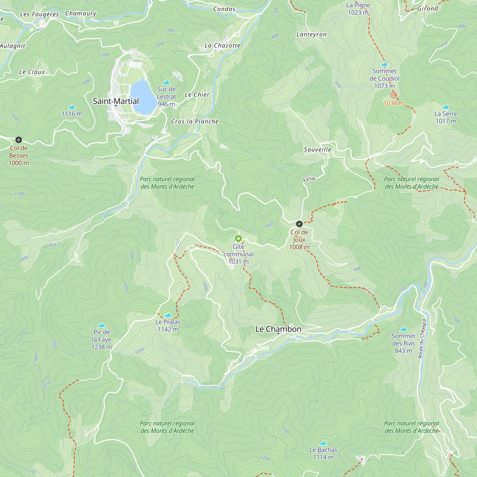 Gîte communal map