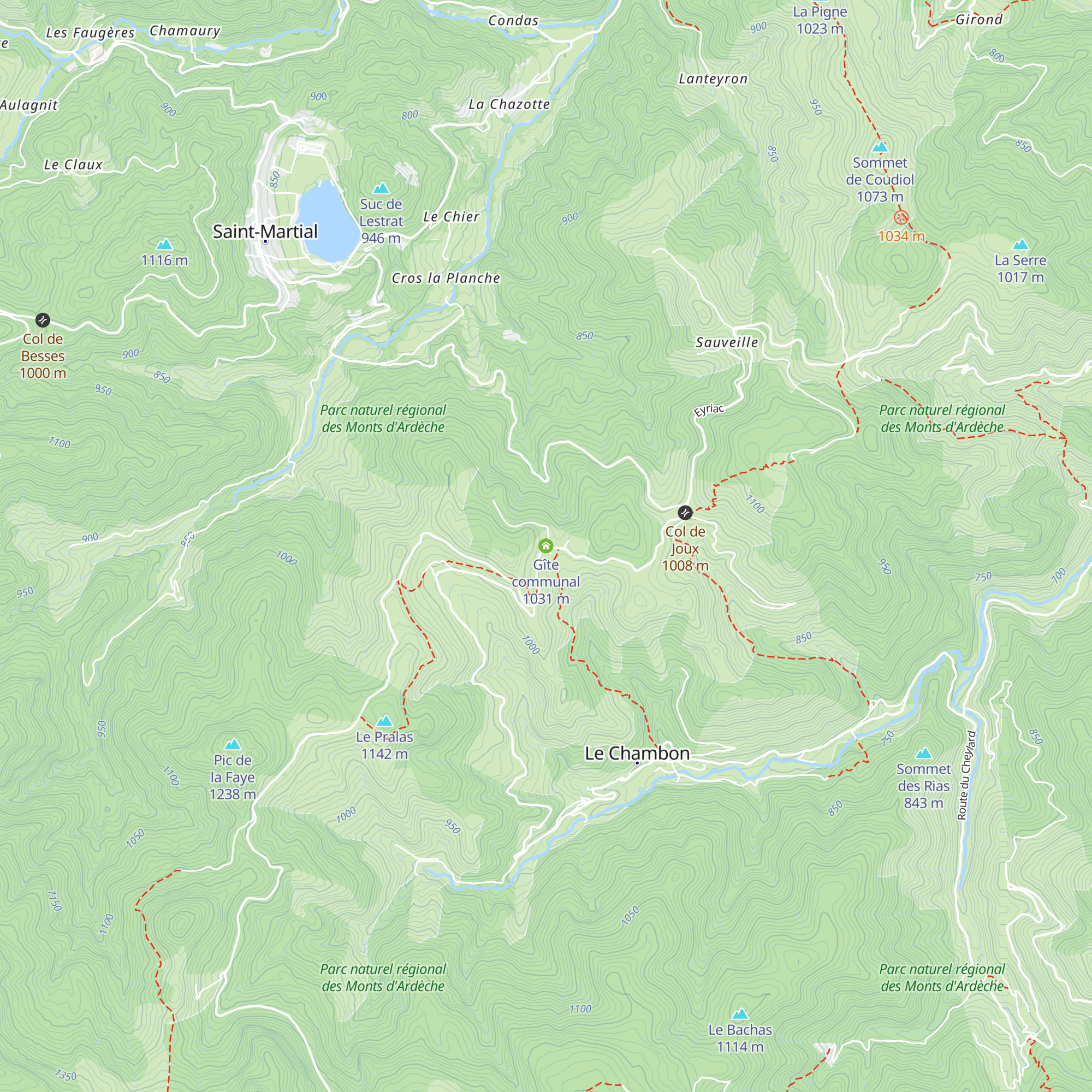 Gîte communal map