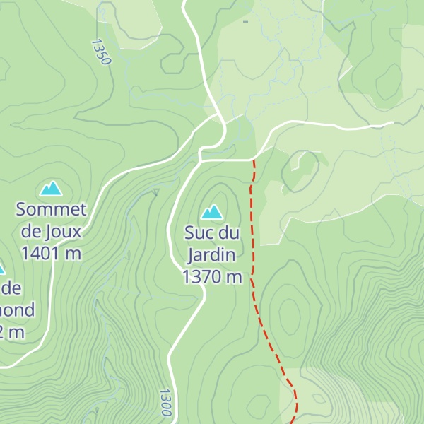 Map of Suc du Jardin