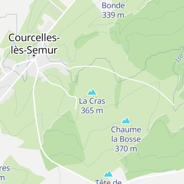 Map of La Cras