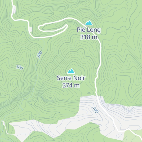Map of Serre Noir
