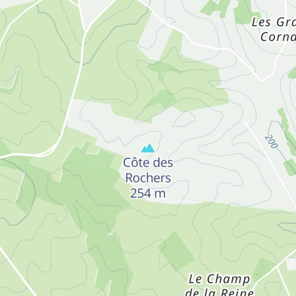 Map of Côte des Rochers