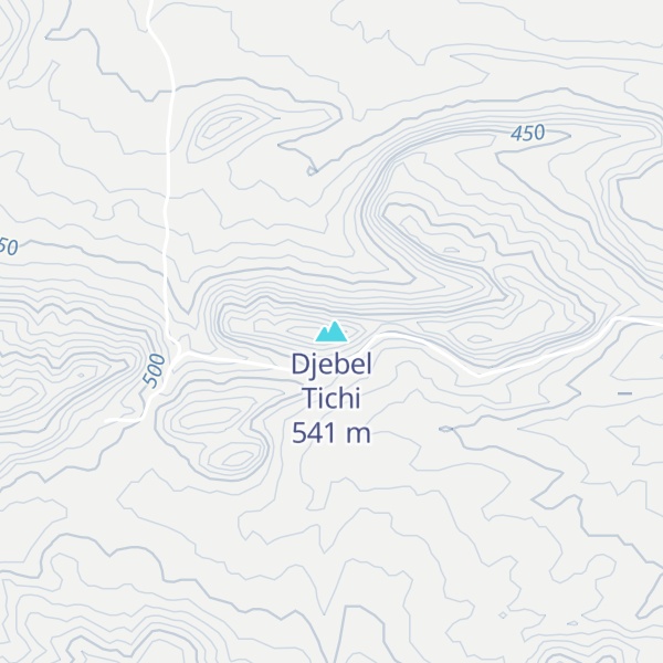 Map of Djebel Tichi