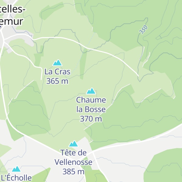 Map of Chaume la Bosse