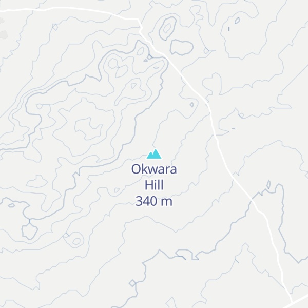 Map of Okwara Hill