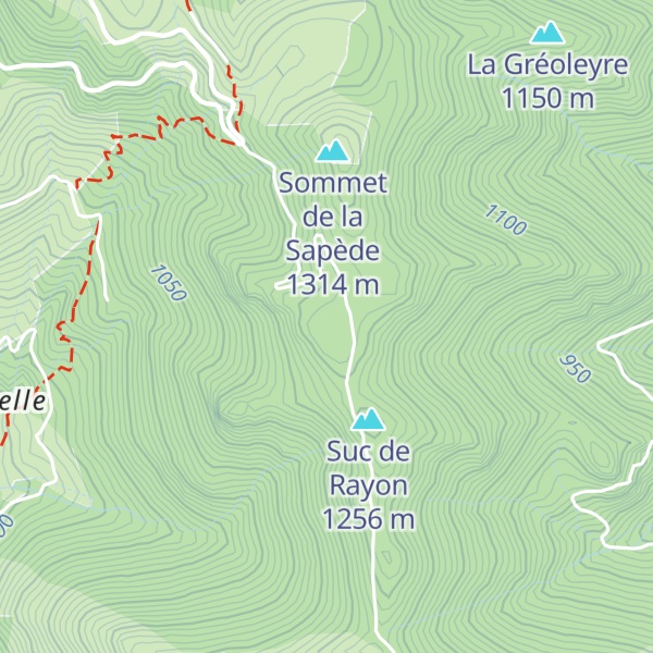 Map of Rocher de Lichechat