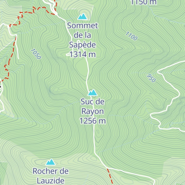 Map of Suc de Rayon