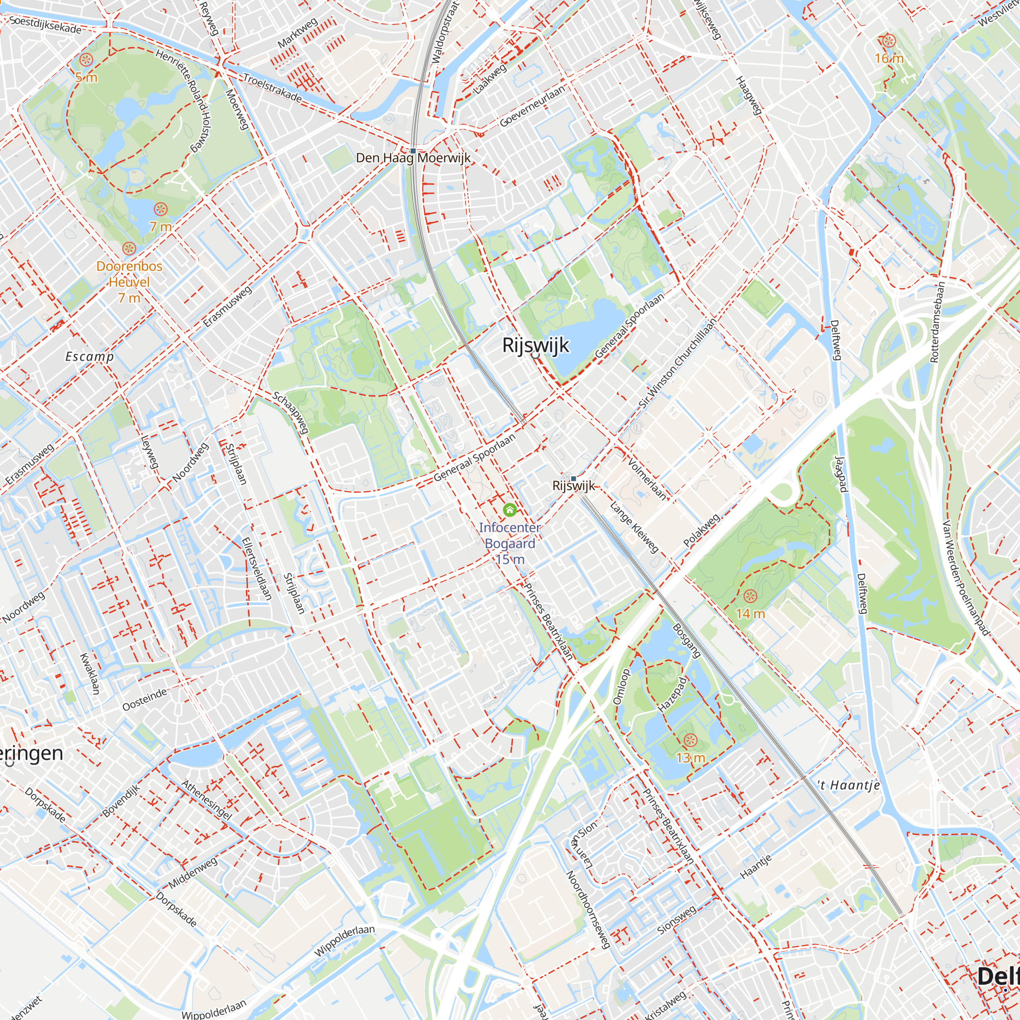 Infocenter Bogaard map