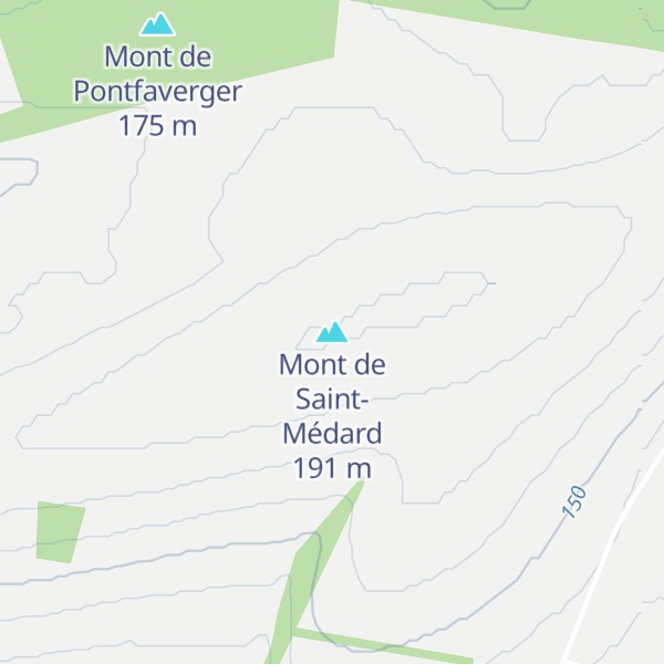Map of Mont de Saint-Médard