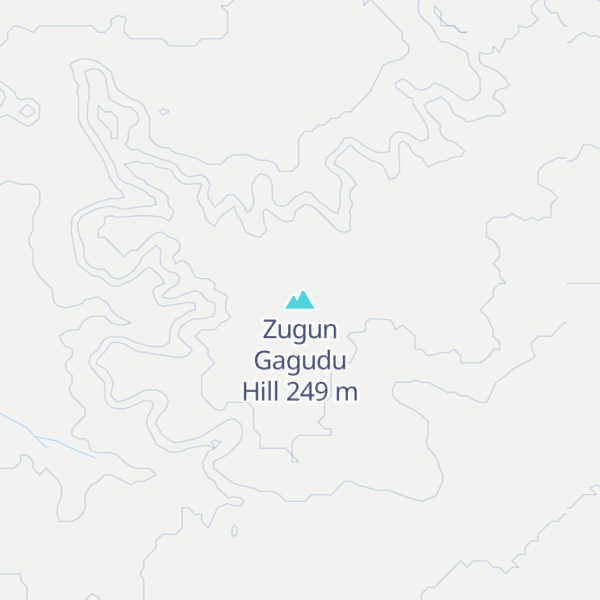 Map of Zugun Gagudu Hill